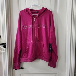 Bebe sports hooded sweatshirt